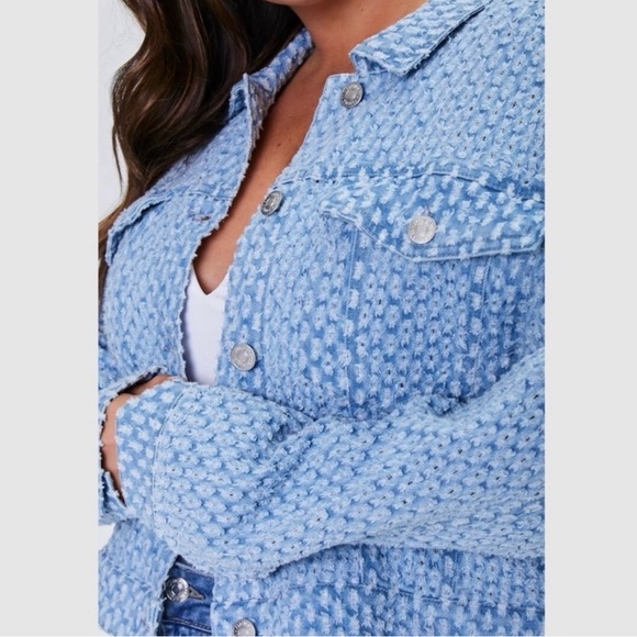 Textured Denim Jacket - Picture 2 of 7